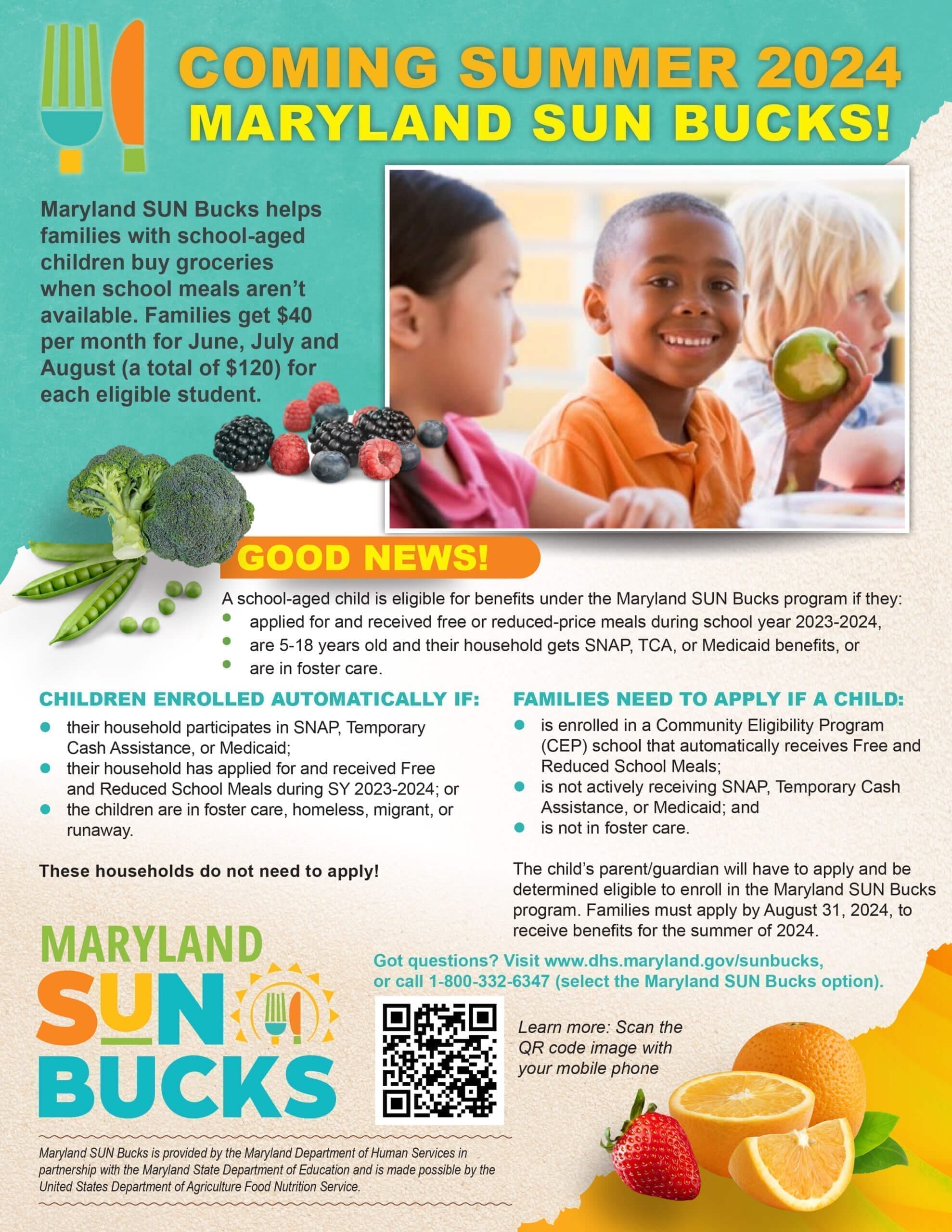 découvrez sun bucks, le programme ebt estival qui aide les familles à acheter des aliments sains pendant l'été. profitez d'un soutien alimentaire supplémentaire pour vos enfants lorsque l'école est fermée.