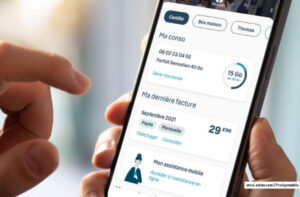 Écran de connexion à la messagerie Bbox mail sur un ordinateur